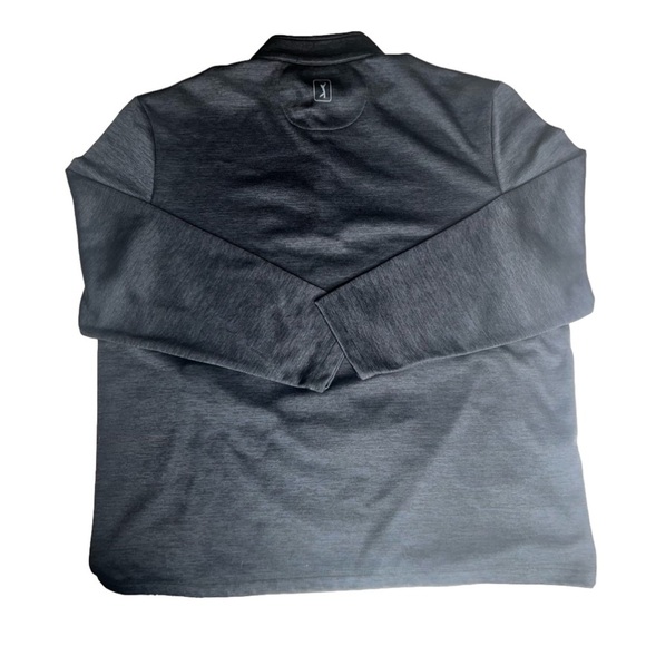 PGA golf gray long sleeve half zip men’s XL shirt - Picture 2 of 5